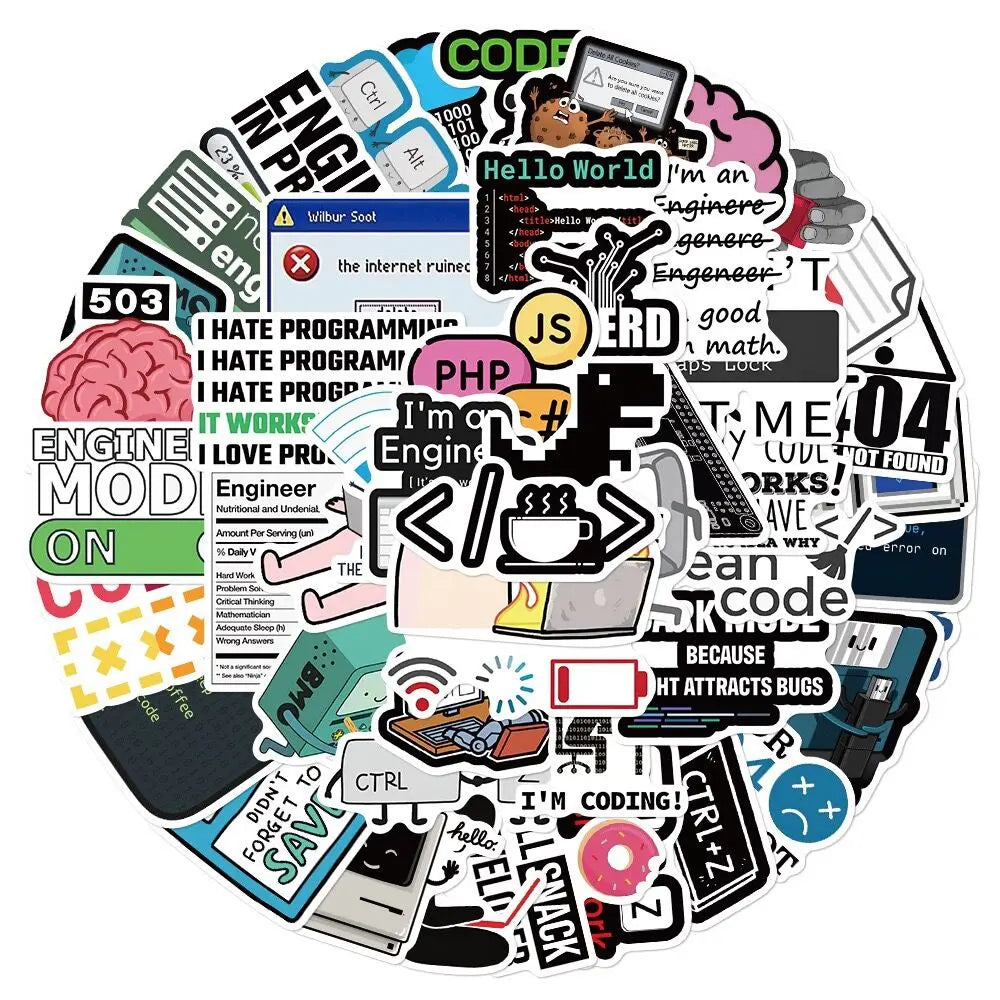 Collection of Funny Meme computer stickers.