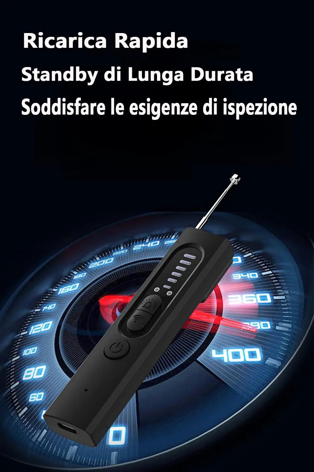 MicroSpy Frequency Jammer & Hidden Camera Wireless Spy Detector