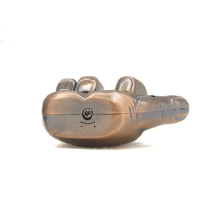 Middle Finger Torch Lighter – Refillable Butane "Bird Flipper" Jet Flame