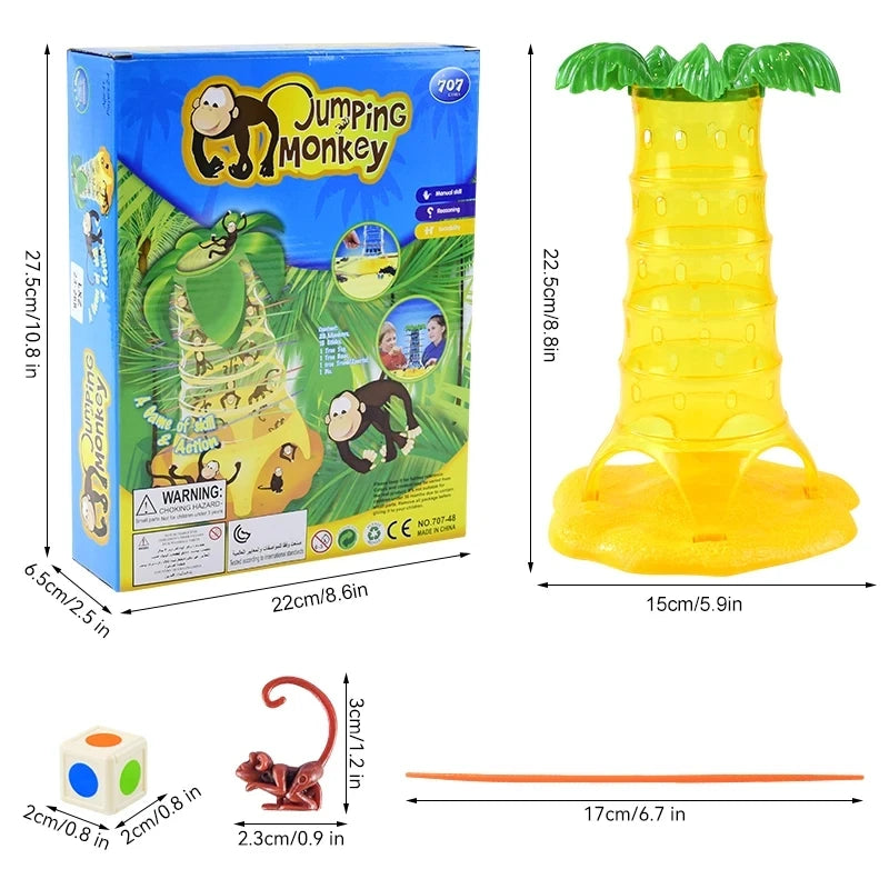 Jumping-Rolling & Climbing Fun Monkeys Board Game | Educational Boardgames