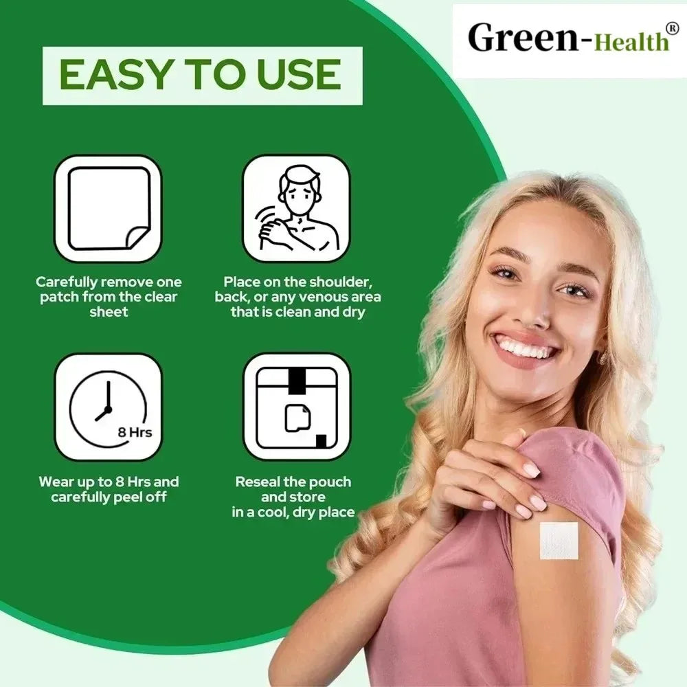 NAC + L-Glutathione Liver & Skin Rejuvenation (30) Patches | Milk Thistle, Collagen, L-Glutamine, L-Cysteine & Vitamin C—Easy-to-Apply Transdermal Patches