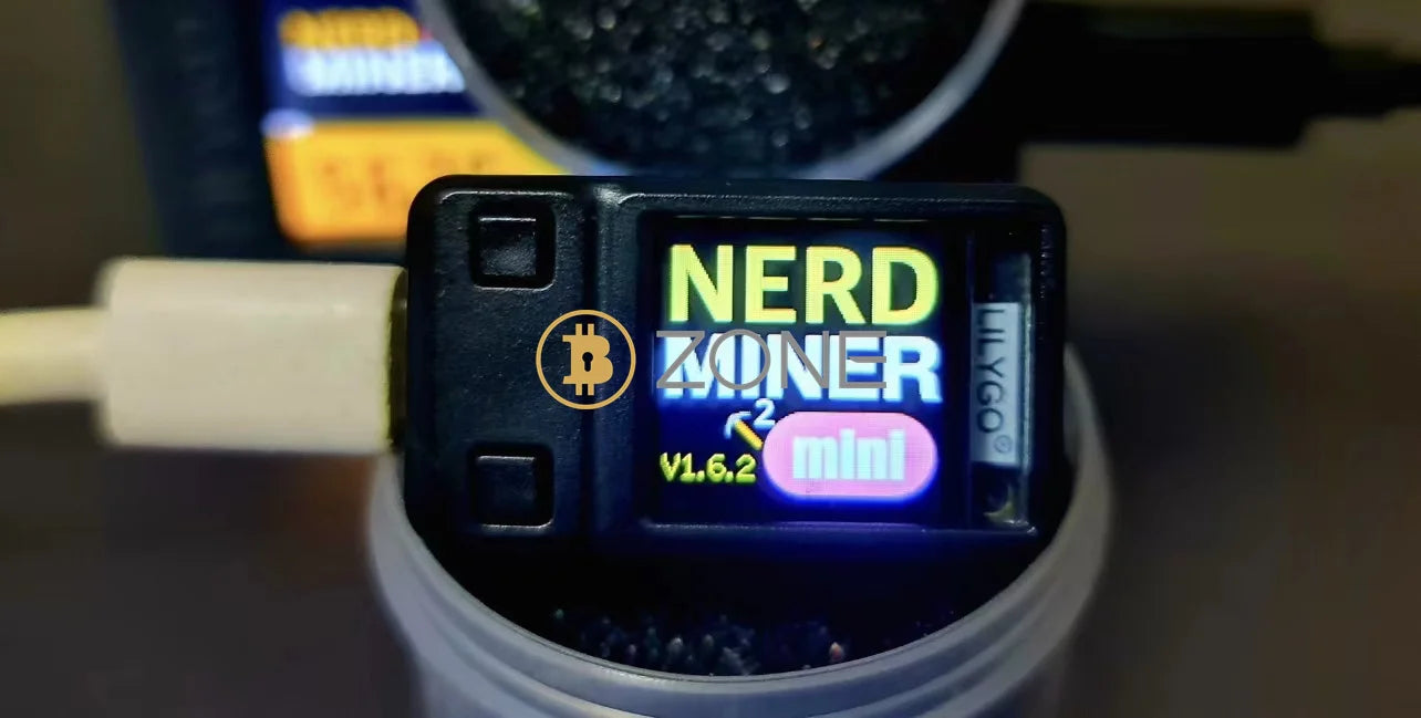 NerdMiner Mini V2.0 T-QT Pro | Low-Power BTC Blockchain Node