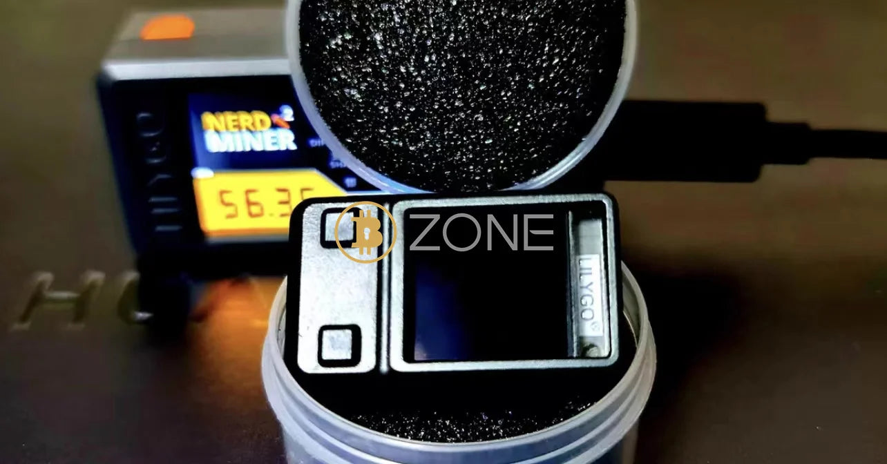 NerdMiner Mini V2.0 T-QT Pro | Low-Power BTC Blockchain Node