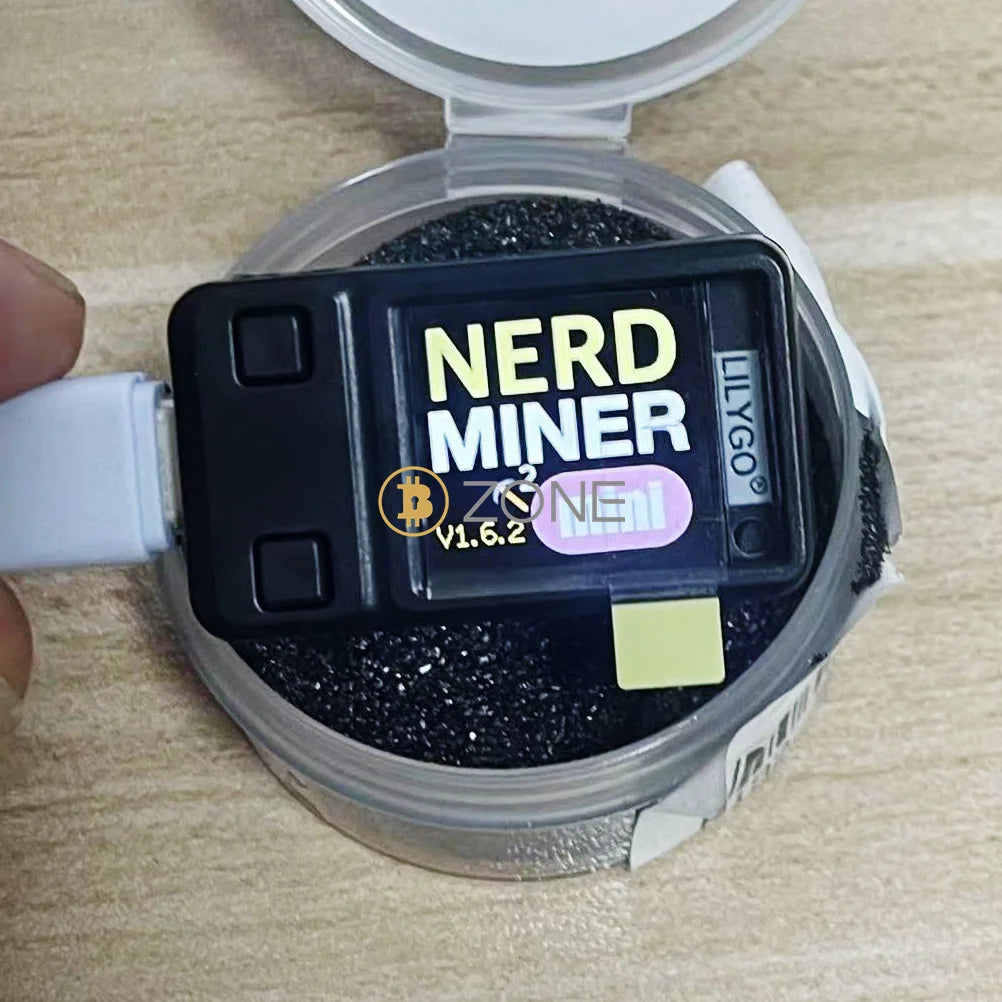 NerdMiner Mini V2.0 T-QT Pro | Low-Power BTC Blockchain Node