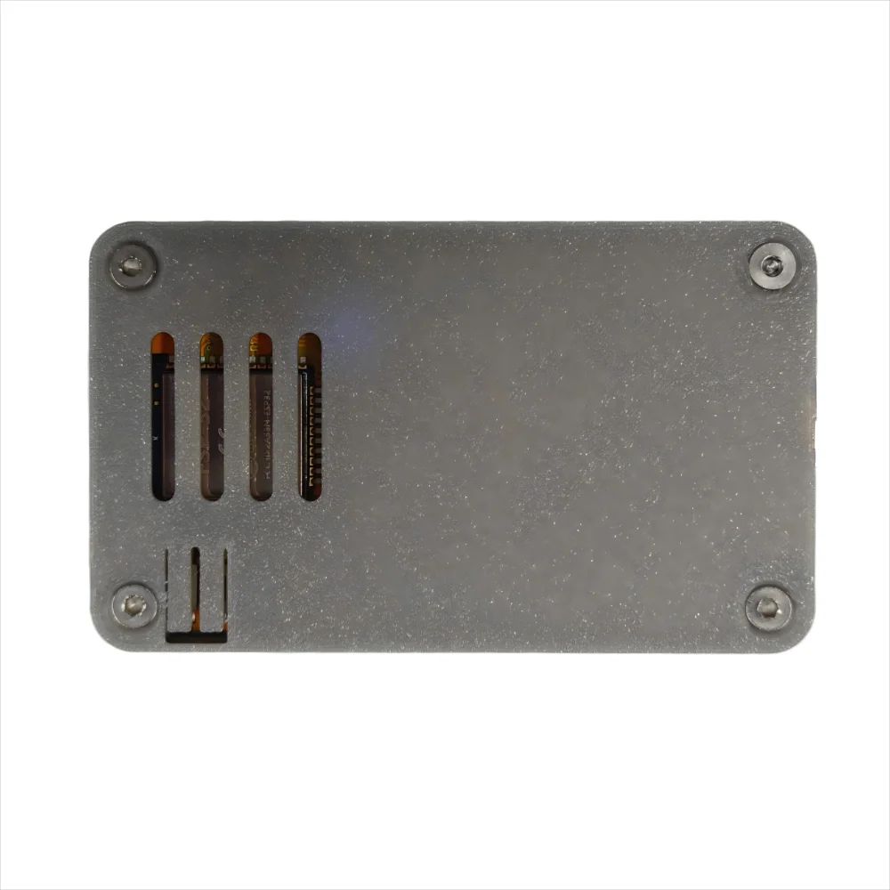 Compact ESP32-WROOM-32 module housing with easy-access user keys and sleek 3D printed finish.