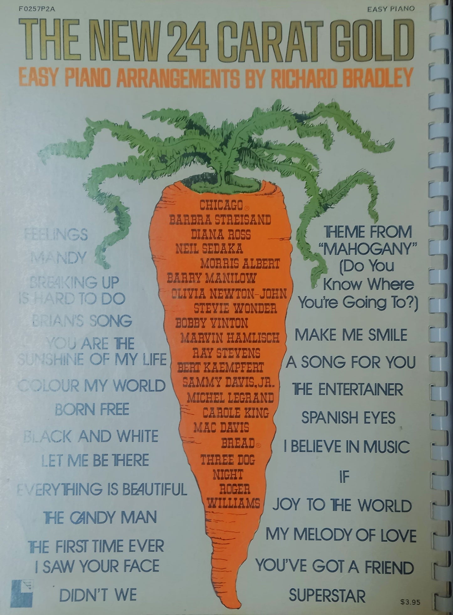 The New 24 Carat Gold: Easy Piano Arrangements by Richard Bradley