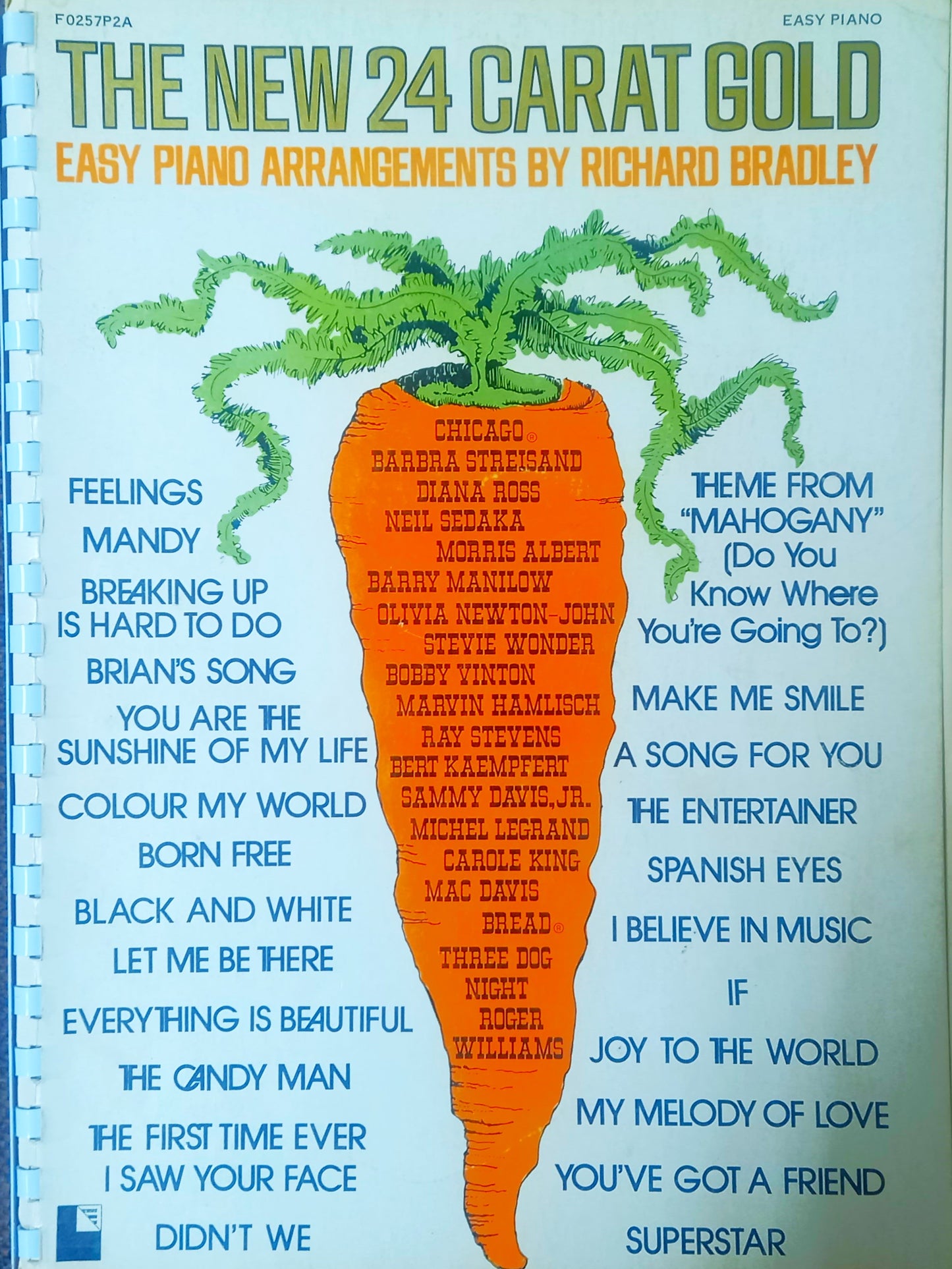 The New 24 Carat Gold: Easy Piano Arrangements by Richard Bradley