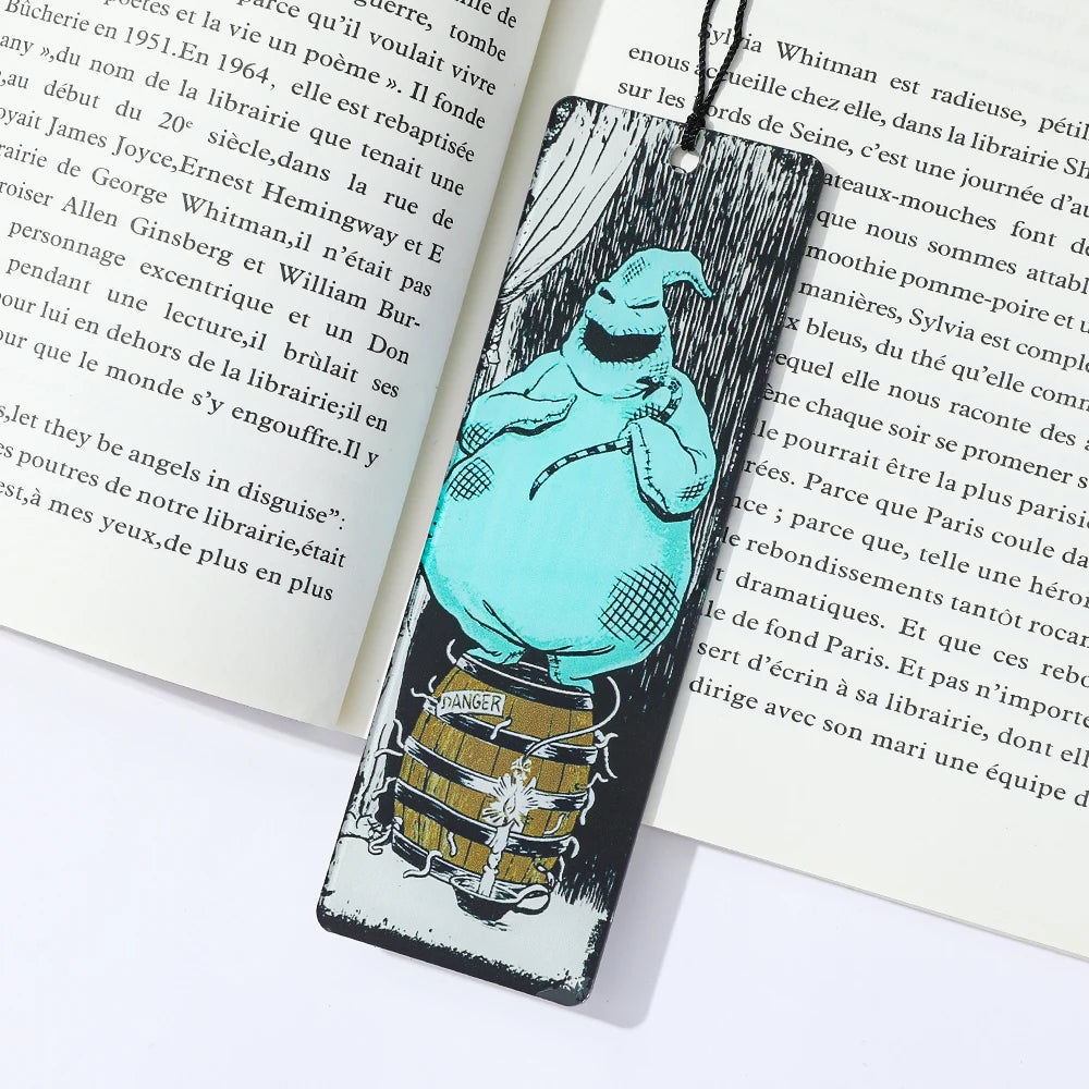 Nightmare Before Christmas Bookmarks with Jack Skellington, Sally, Oogie Boogie & Halloween Town Characters