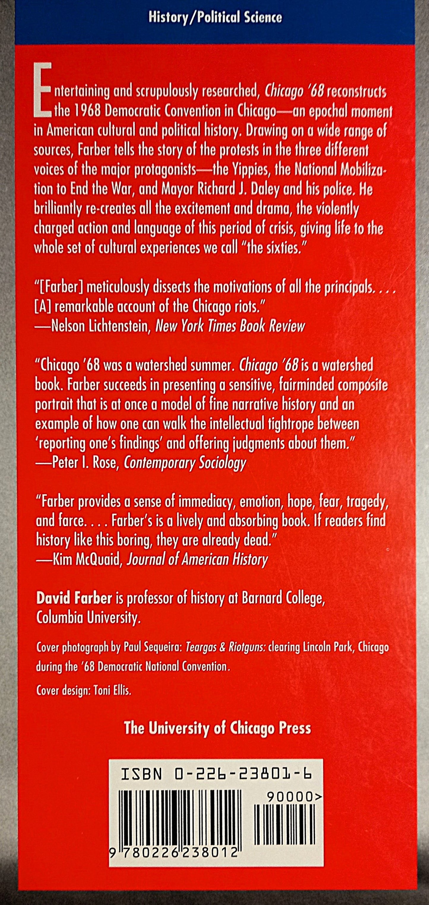 Chicago '68: A 1968 Chicago Democratic Convention Book by David Farber