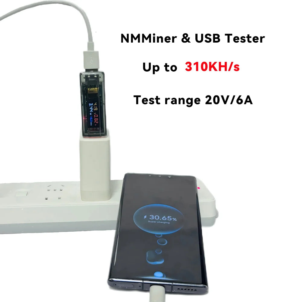 NMMiner NM-USB-CHAIN | 310kH/s ESP32 Solo Bitcoin Hardware