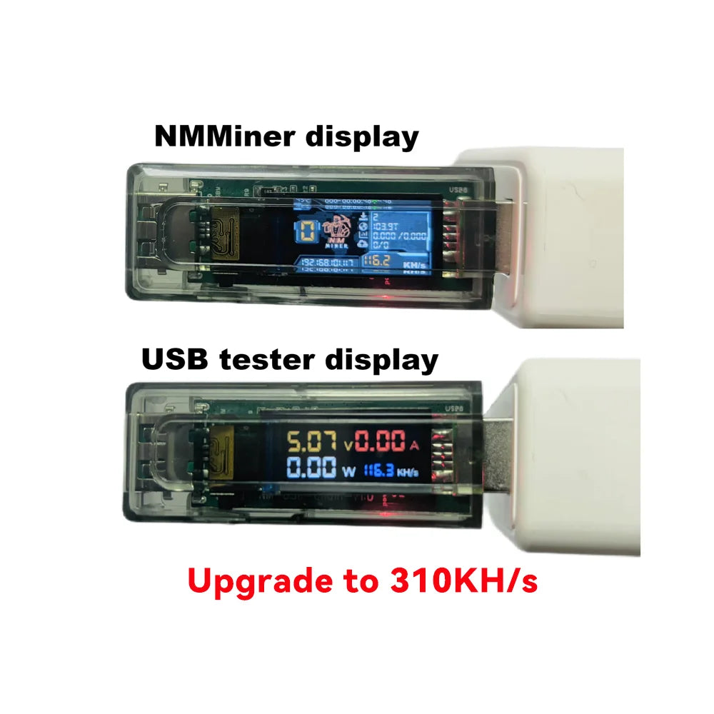 NMMiner NM-USB-CHAIN | 310kH/s ESP32 Solo Bitcoin Hardware