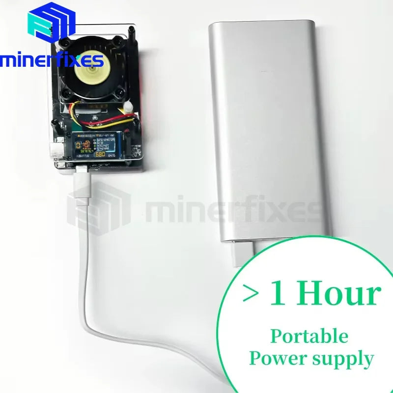 NMAxe Bitaxe Ultra: BM1366 ASIC Chip Solo Lottery Miner (Approx. 500 GH/s)