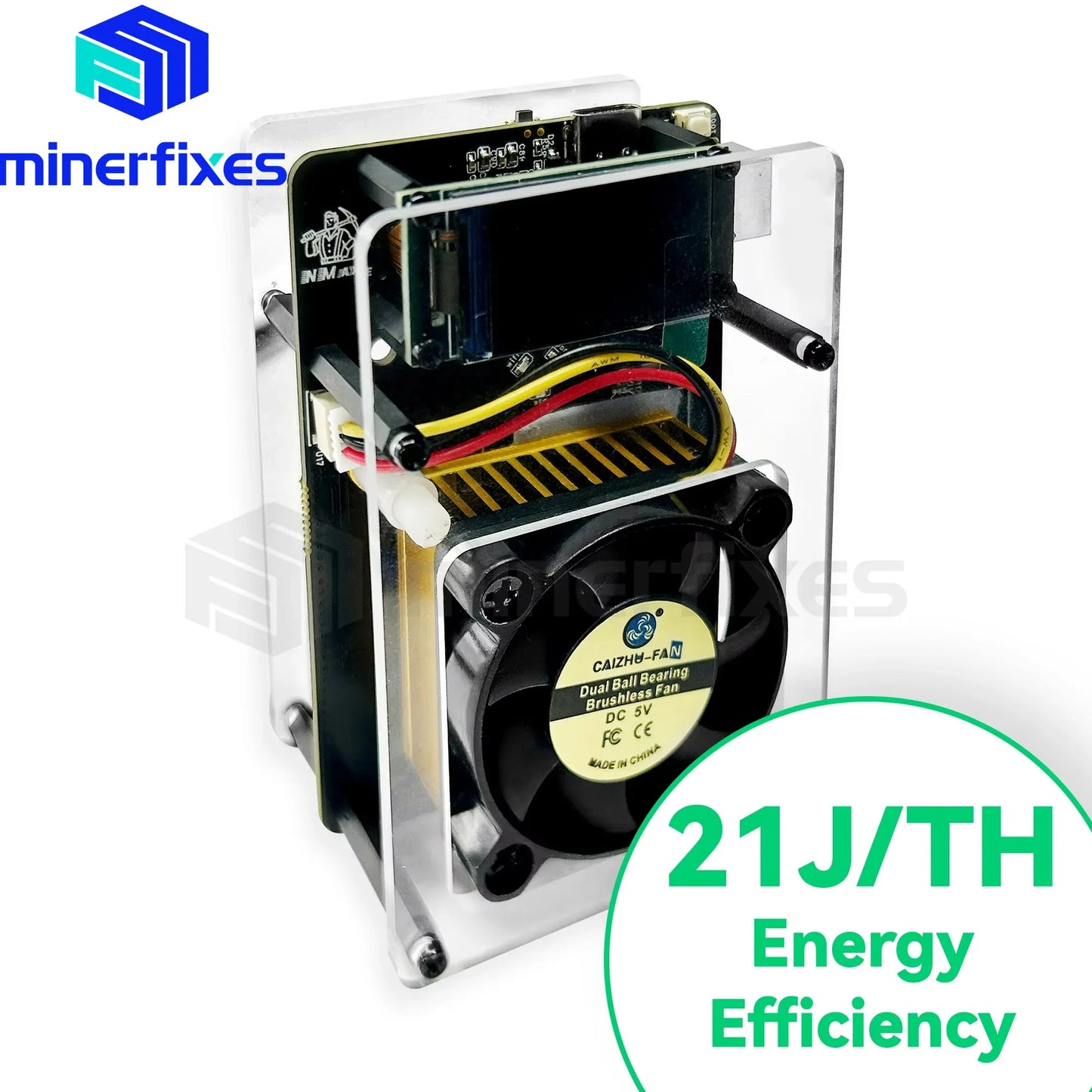 NMAxe Bitaxe Ultra: BM1366 ASIC Chip Solo Lottery Miner (Approx. 500 GH/s)