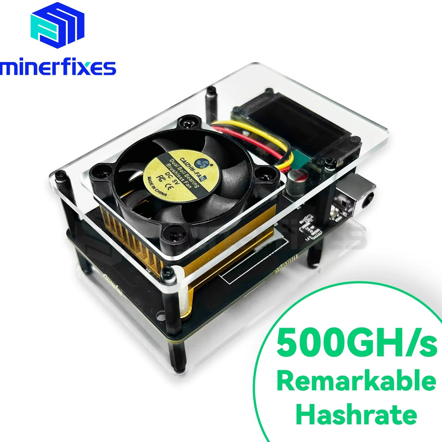 NMAxe Bitaxe Ultra: BM1366 ASIC Chip Solo Lottery Miner (Approx. 500 GH/s)
