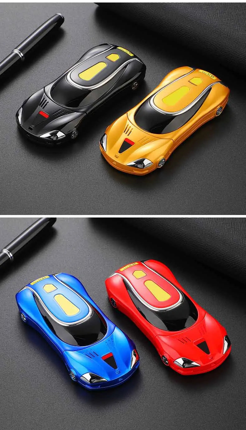 Race Car Mini-Mobile Cellphone Sans Camera | Dual SIM Basic Cell Phone Safe-Student Privacy Wireless