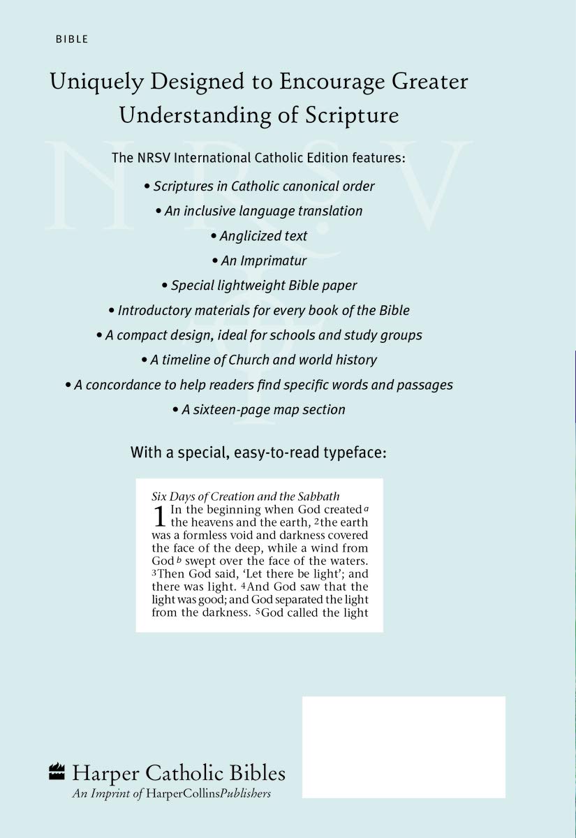The New Revised Standard Version (NRSV)  Bible