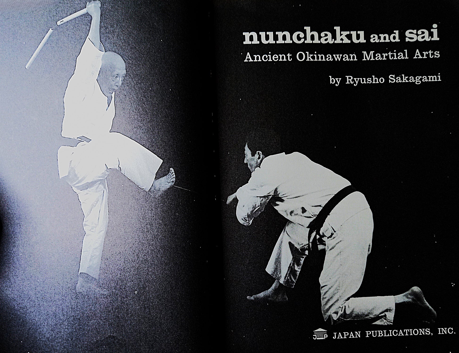 Title page of Nunchaku & Sai: Ancient Okinawan Martial Arts by Ryusho Sakagami