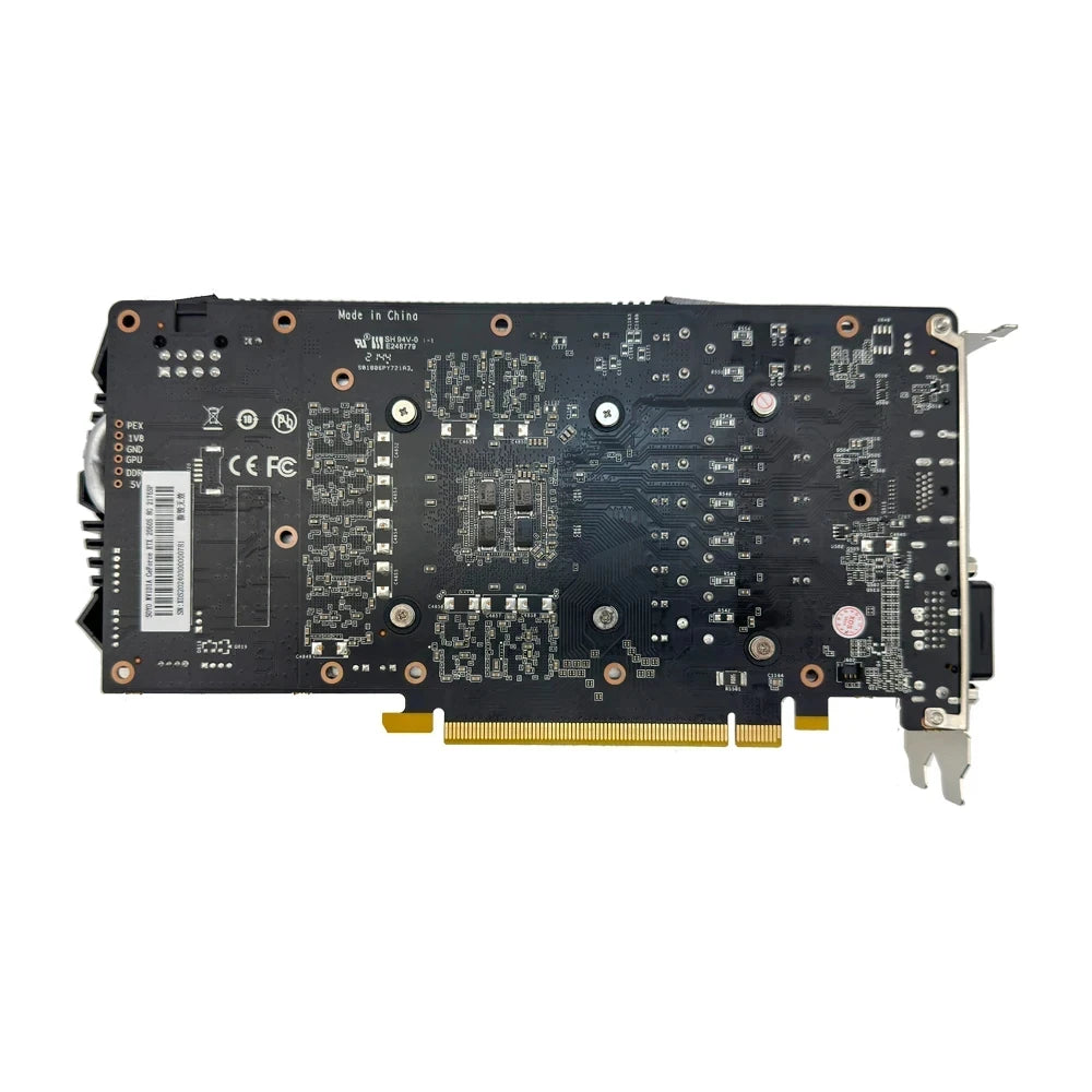 Computer graphics card on a white background