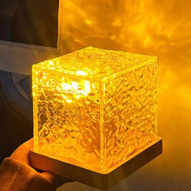 Ocean Wave Aurora Projector Light | 16 Color RGB Crystal Lamp with Remote