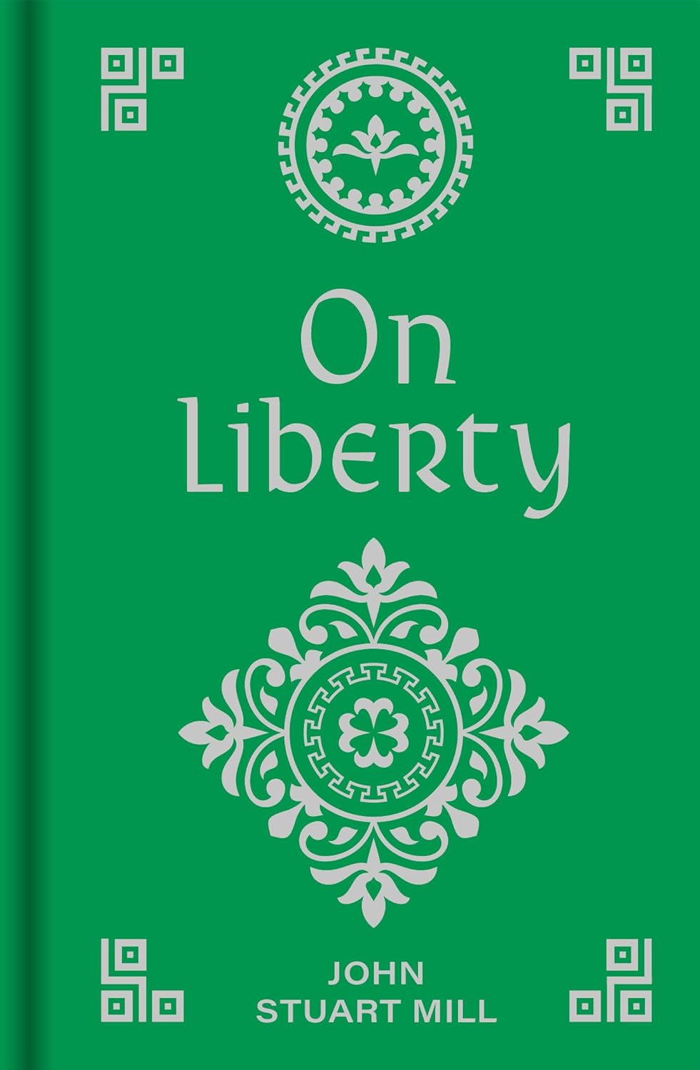 Book front cover of book 'On Liberty' by John Stuart Mill from the "Great Philosophers Collection: Deluxe 7-Book Box Set" Book Collection Boxed Set.