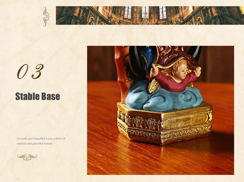 Our Lady of Guadalupe Statue Figurine | Catholic-Christian Sculptures & Home or Office Religious Decoration Ornament Crafts