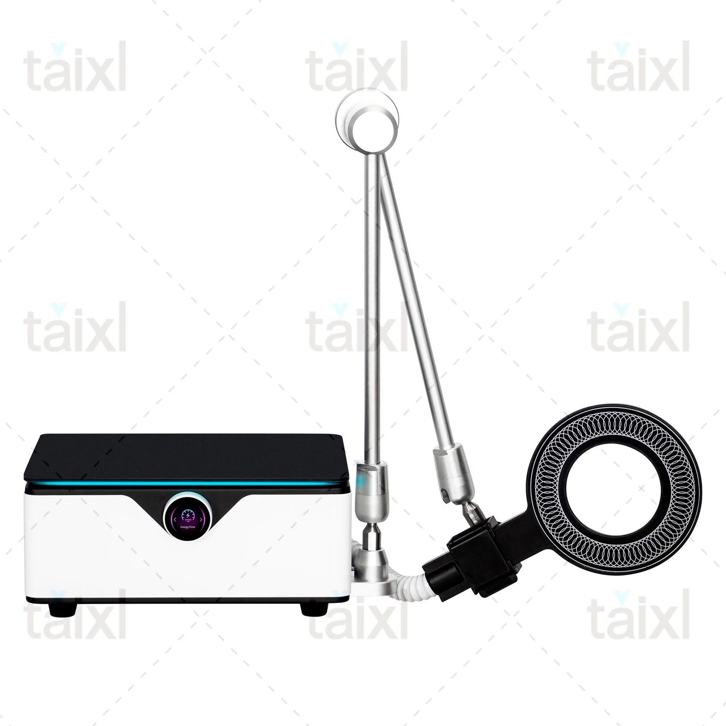 Professional EMTT Physio Magneto machine with articulated arm and magnetic ring applicator.