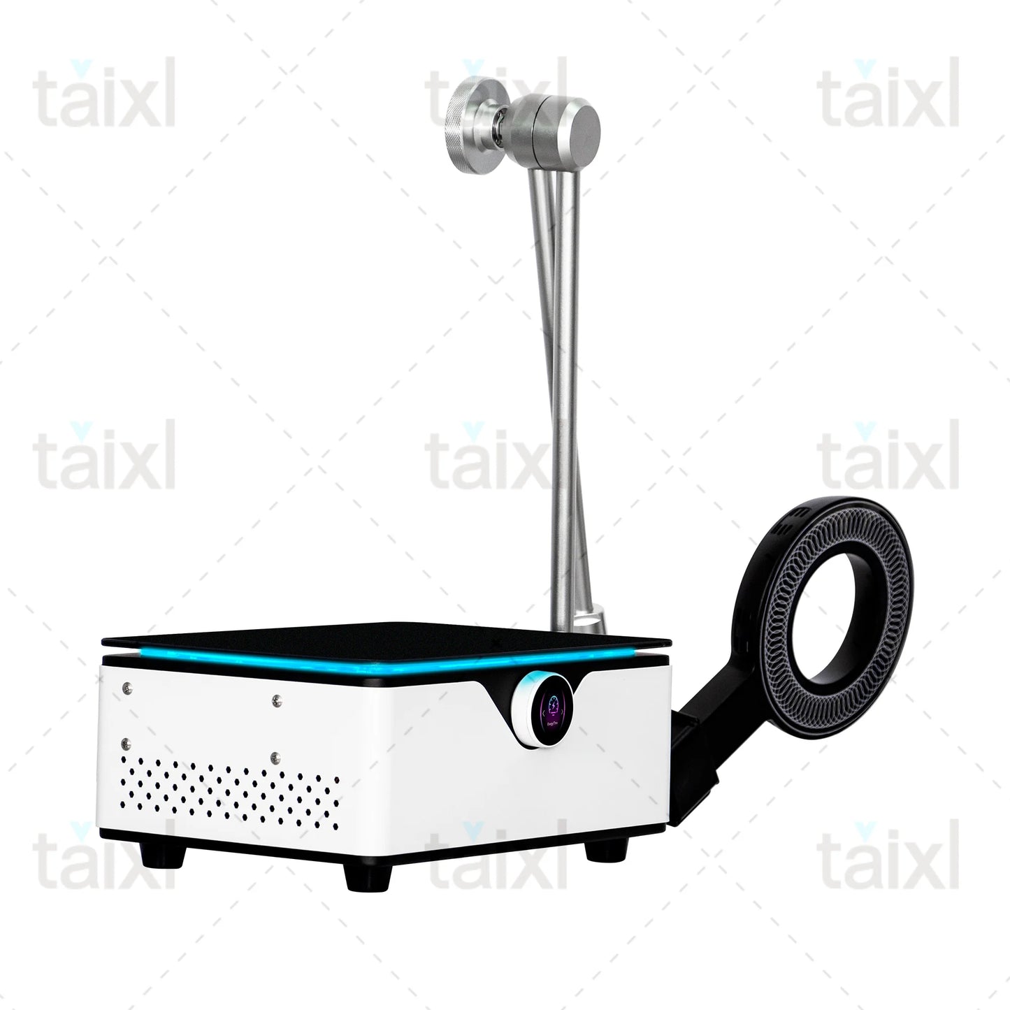 Professional EMTT Physio Magneto machine with articulated arm and magnetic ring applicator.