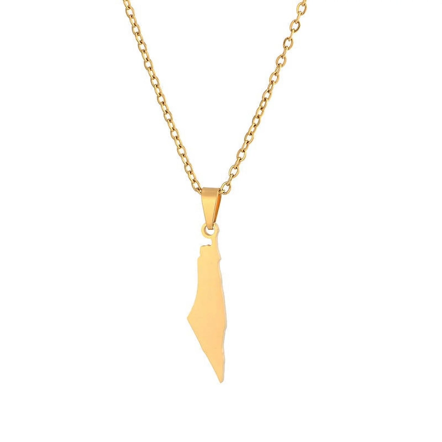 Palestine Pendant Necklace | Palestinian Map Jewelry