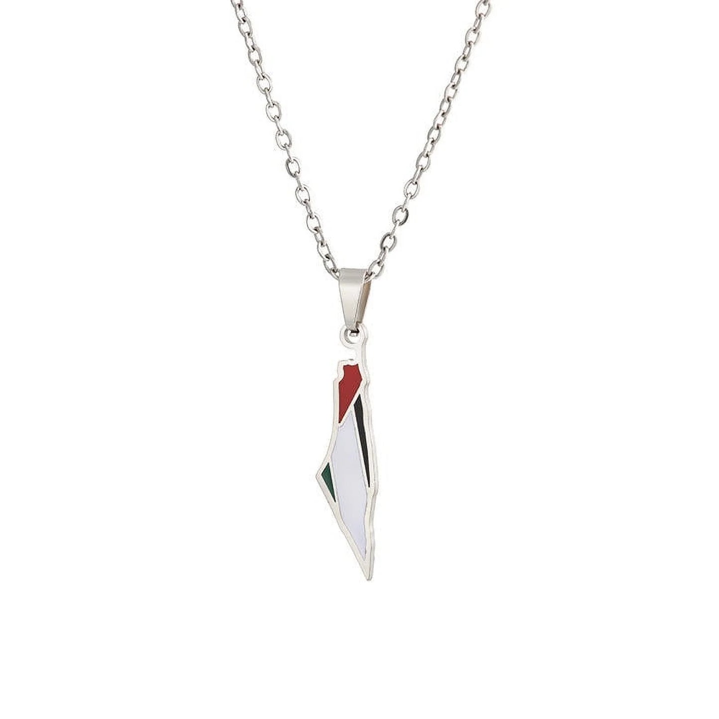 Palestine Pendant Necklace | Palestinian Map Jewelry
