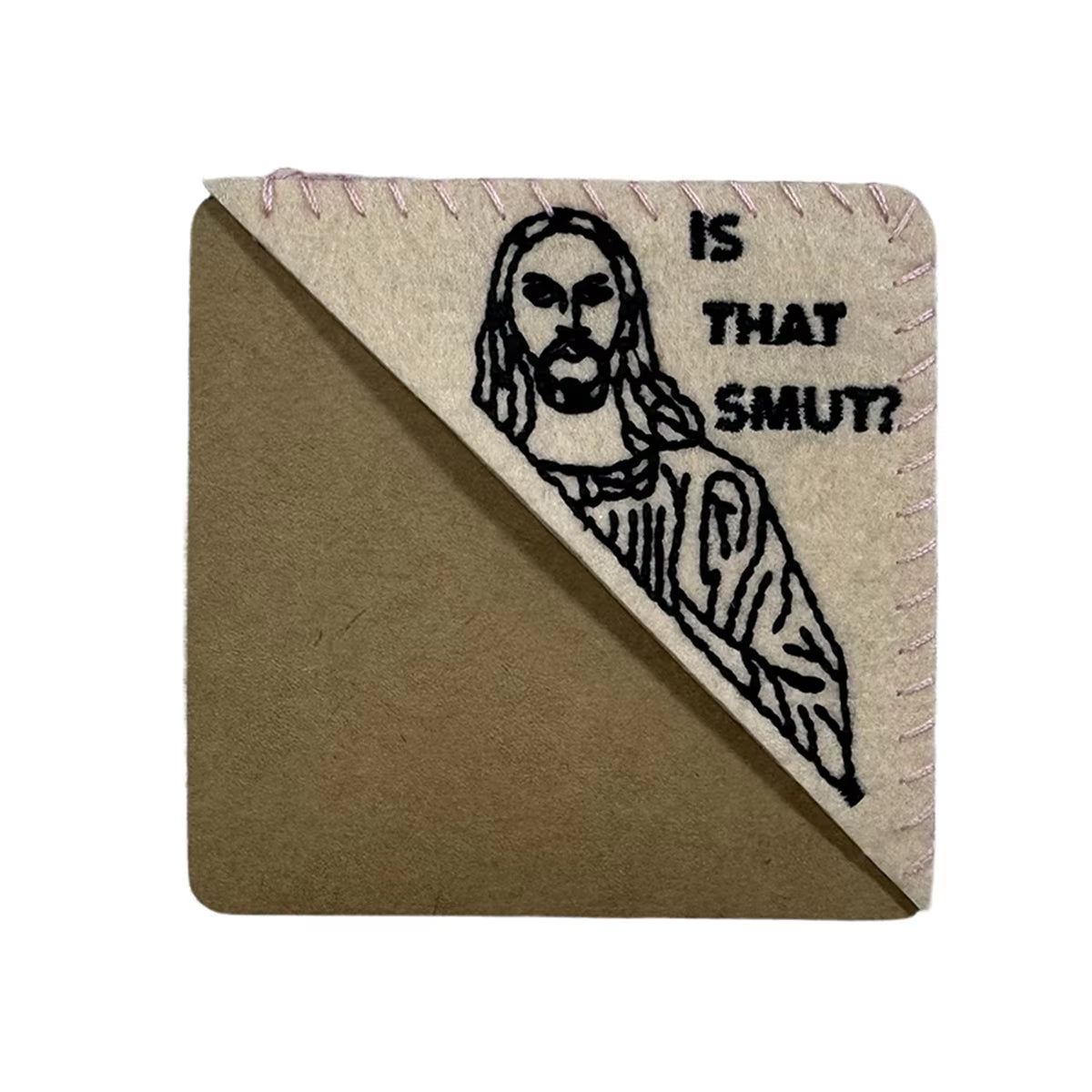 Peeking Jesus Page Triangle Bookmarker: I Saw That & Is That Smut 2-Piece Bookmark