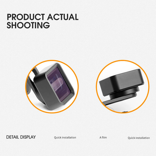 Phone Anamorphic Lens 1.33X / 1.55X – Wide-Angle Movie Lens for iPhone Filmmakers
