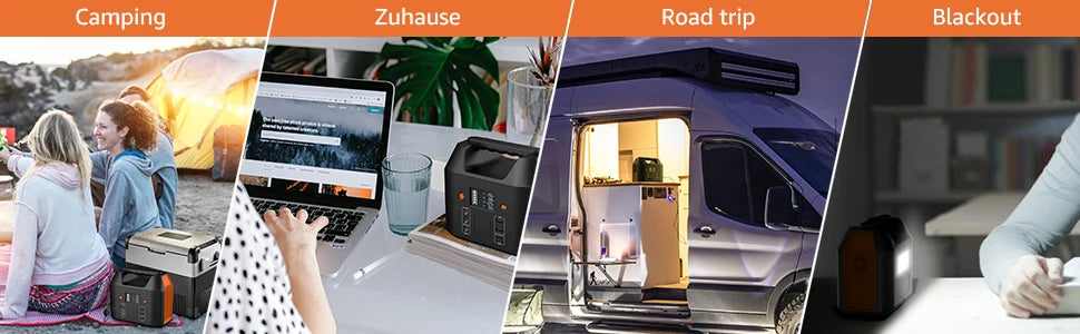 Portable Power Station 300W/150W Solar Generator Power Bank