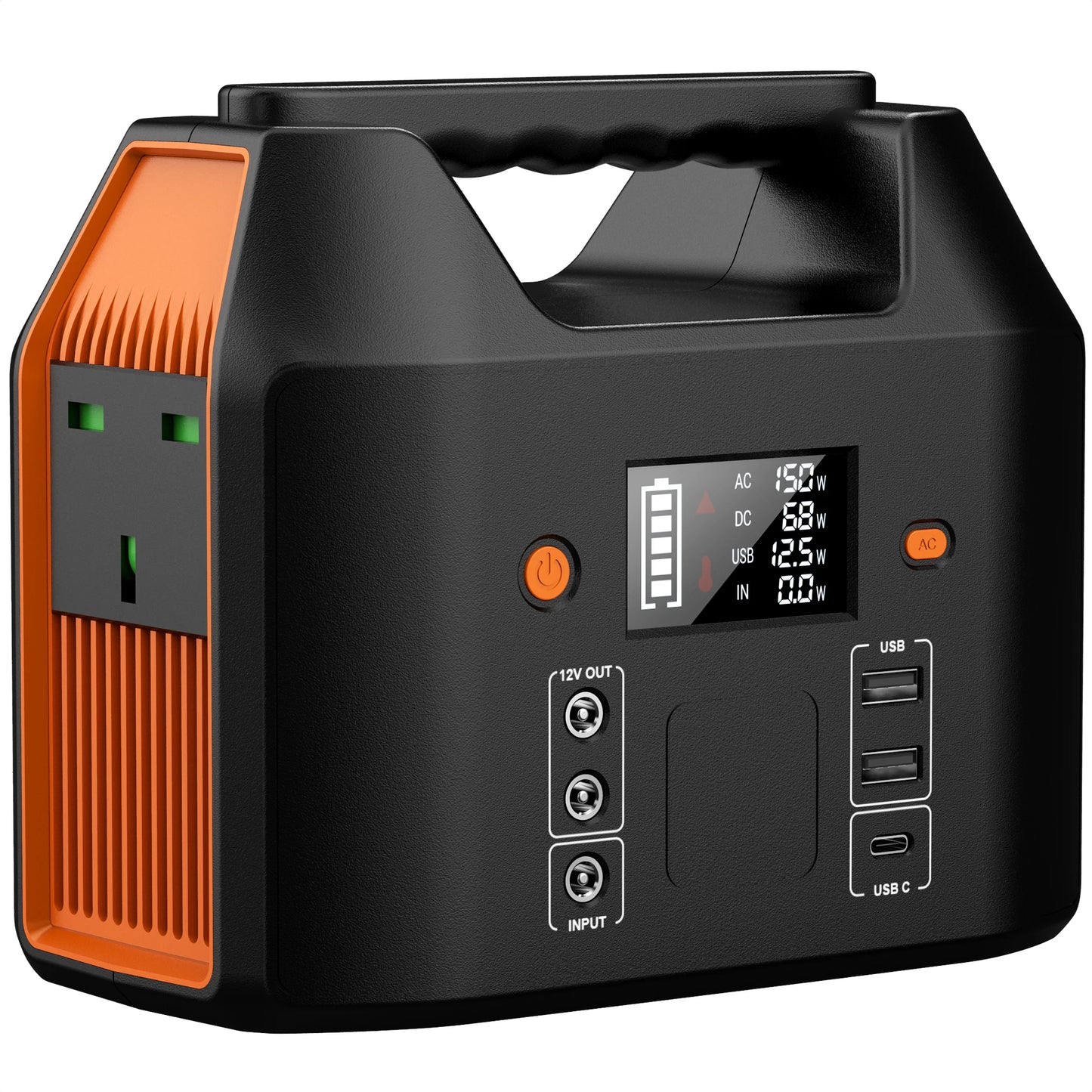 Portable Power Station 300W/150W Solar Generator Power Bank