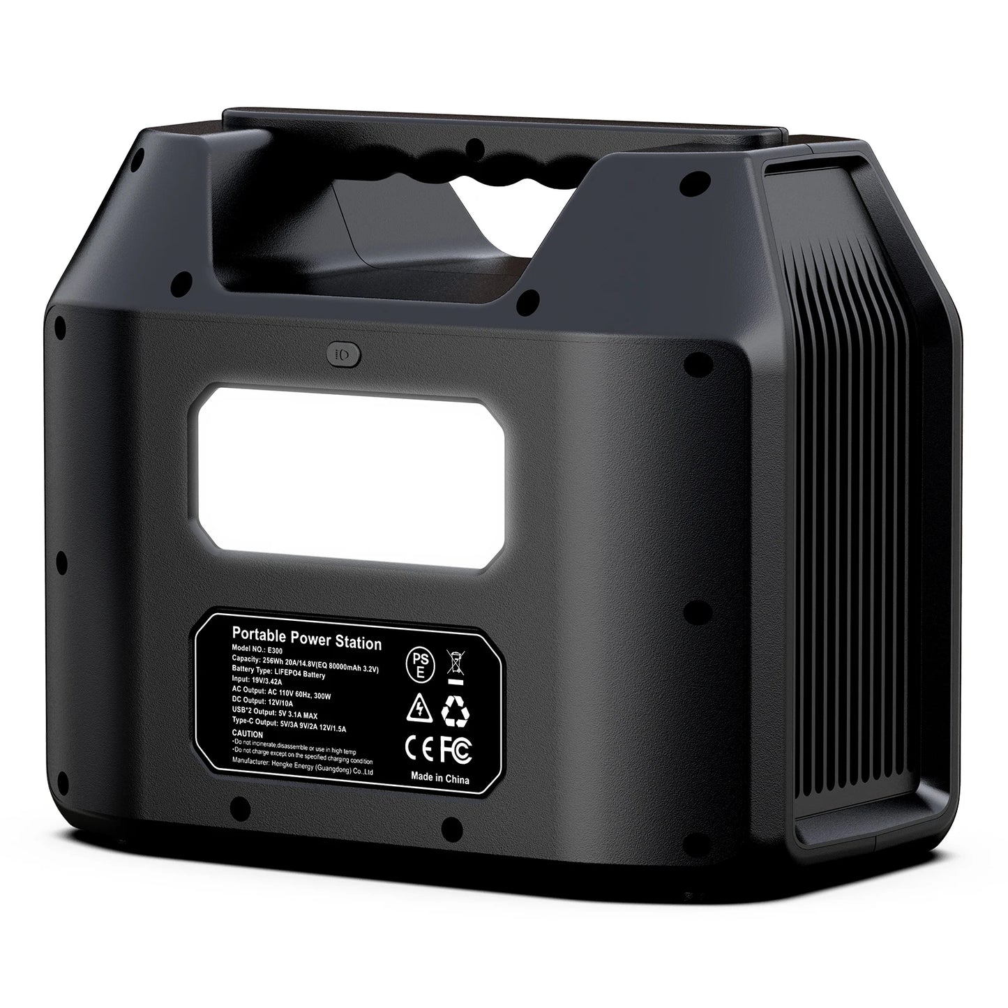 Portable Power Station 300W/150W Solar Generator Power Bank