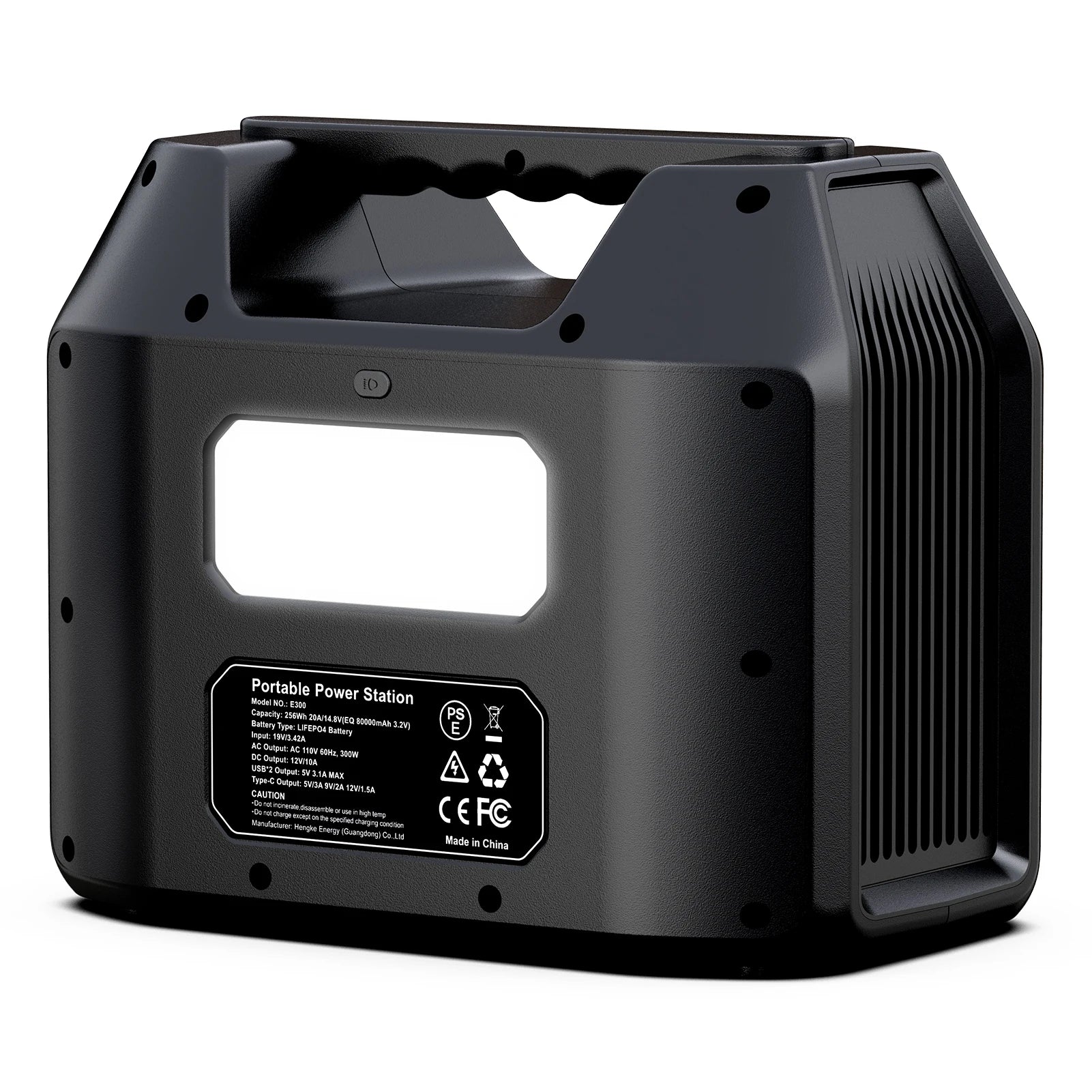 Portable Power Station 300W/150W Solar Generator Power Bank