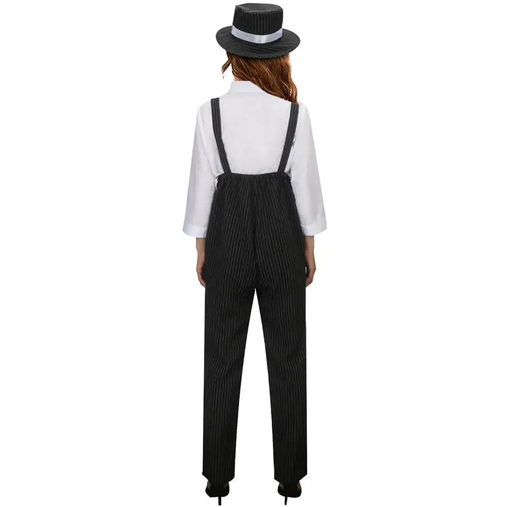 Prohibition Pinstripe Princess | 1920's Lady Gangster Cosplay Mobster