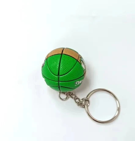 Mini Retro Jordan sneaker keychain and NBA basketball keychain fan charms, boxed and unboxed options