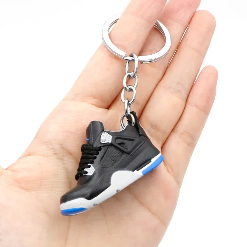 Collectible Mini Air Jordan Sneaker Keychains on Keyring for Hypebeast Fans and Sneakerheads