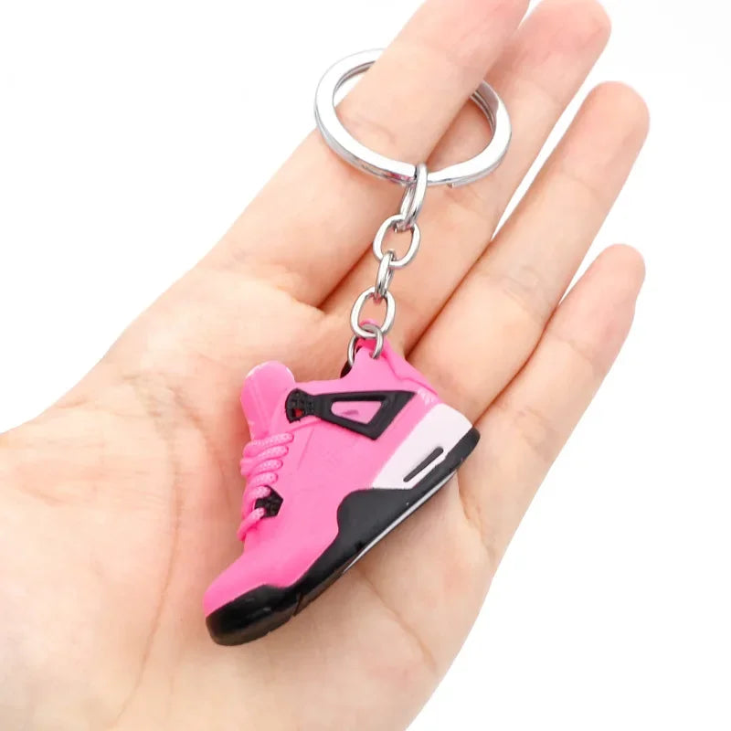 Collectible Mini Air Jordan Sneaker Keychains on Keyring for Hypebeast Fans and Sneakerheads
