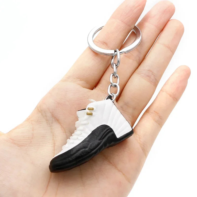 Collectible Mini Air Jordan Sneaker Keychains on Keyring for Hypebeast Fans and Sneakerheads