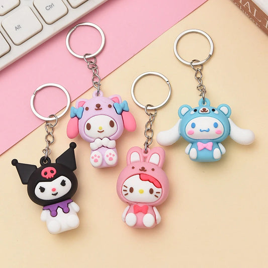 Sanrio Hello Kitty & Kuromi Keychains | Cute Kawaii My Melody & Cinnamoroll Gifts
