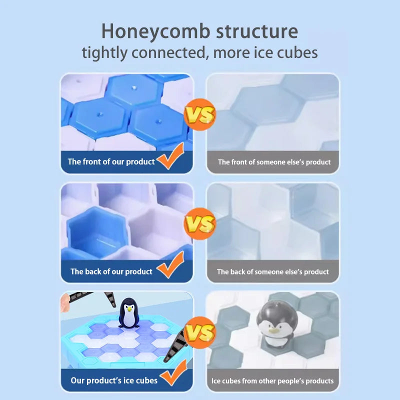 Save The Penguin Ice-Breaking Block Game | Spheniscidae Savior Table Games