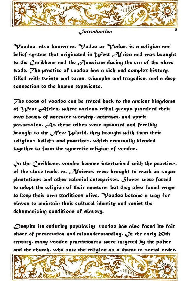 Voodoo Hoodoo Spell Book by Marie Vodun