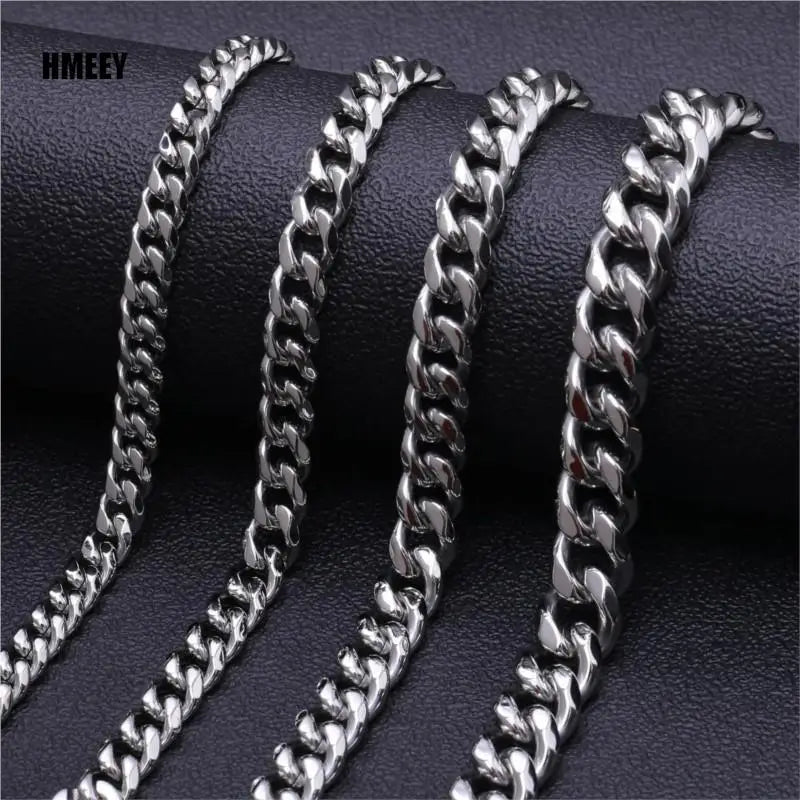 Classic Cuban Link Chains | Gold-Silver-Black