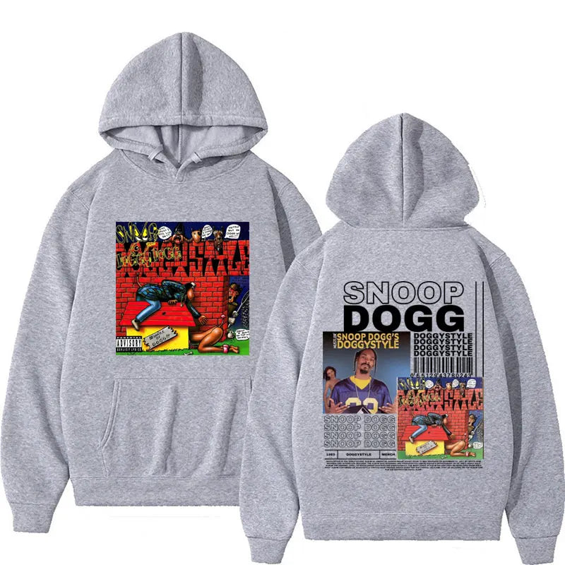 Snoop Dogg Doggystyle album cover pullover hoodie - designs on front and back