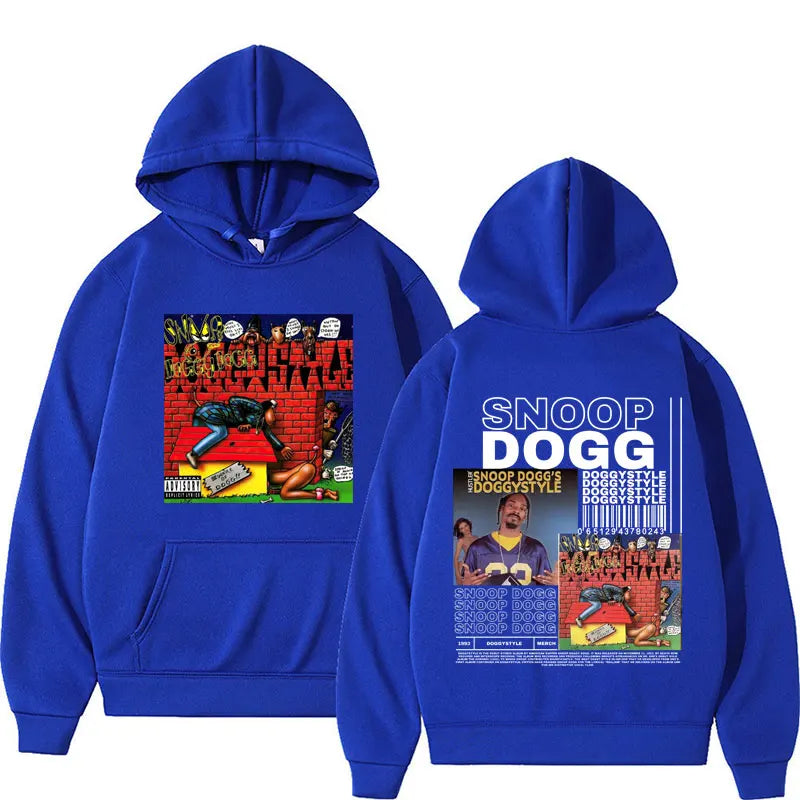 Snoop Dogg Doggystyle album cover pullover hoodie - designs on front and back