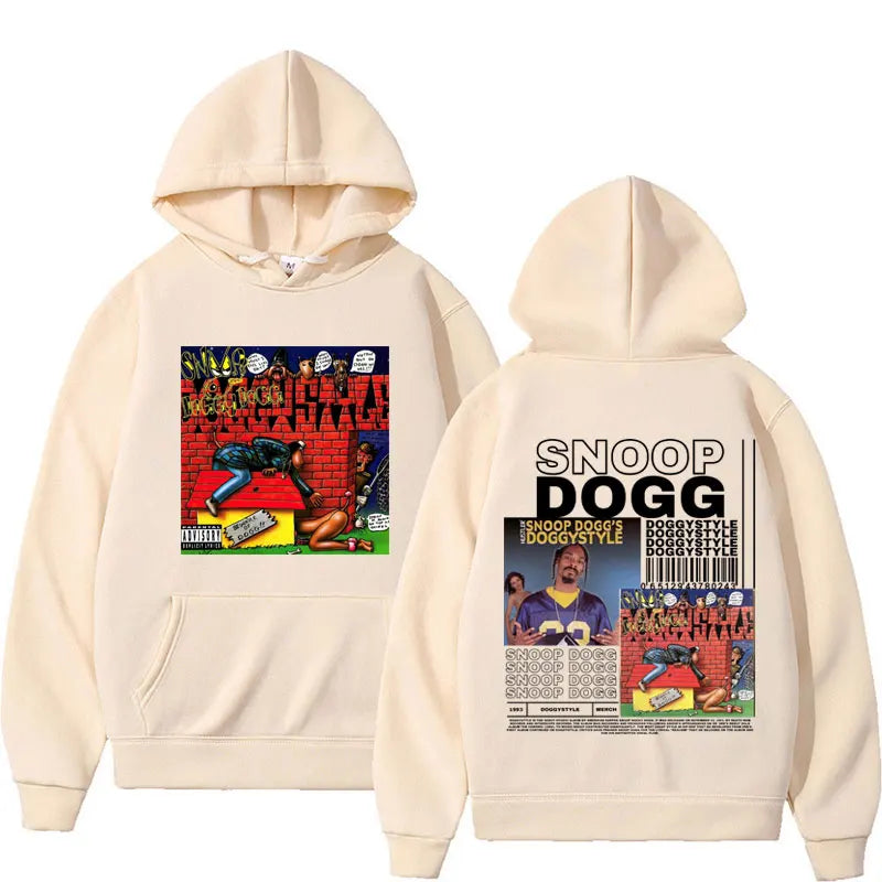 Snoop Dogg Doggystyle album cover pullover hoodie - designs on front and back