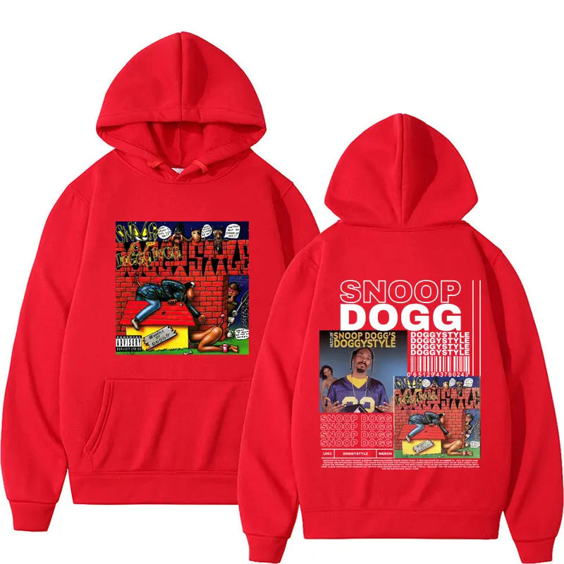 Snoop Dogg Doggystyle album cover pullover hoodie - designs on front and back