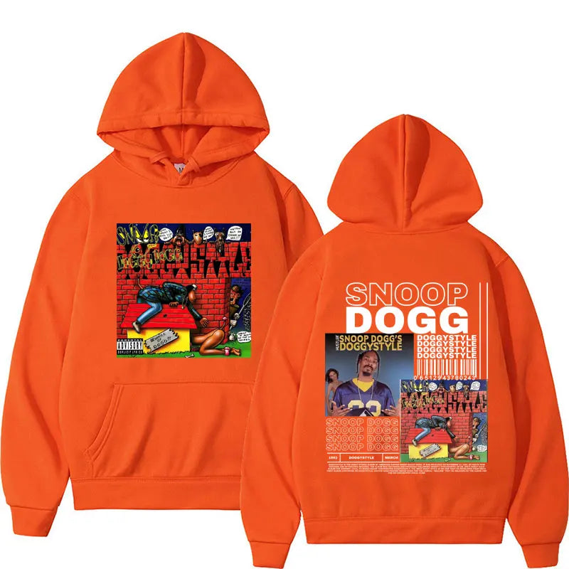Snoop Dogg Doggystyle album cover pullover hoodie - designs on front and back