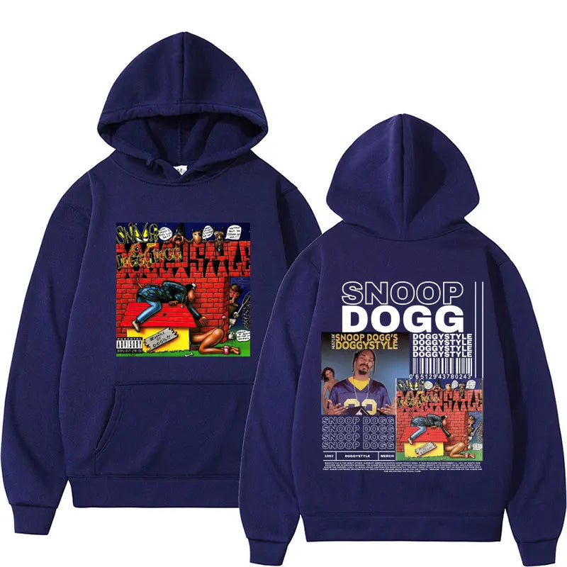 Snoop Dogg Doggystyle album cover pullover hoodie - designs on front and back